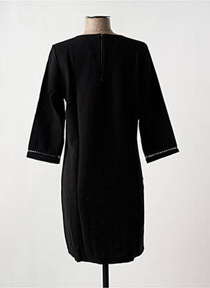 Rochie scurtă mâneci 3/4 mâneci 3/4 negru AN' GE femeie