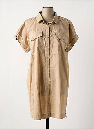 Rochie midi bej KANOPE femeie