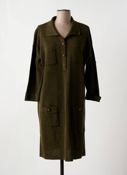 Rochie pulover verde LE PETIT BAIGNEUR femeie