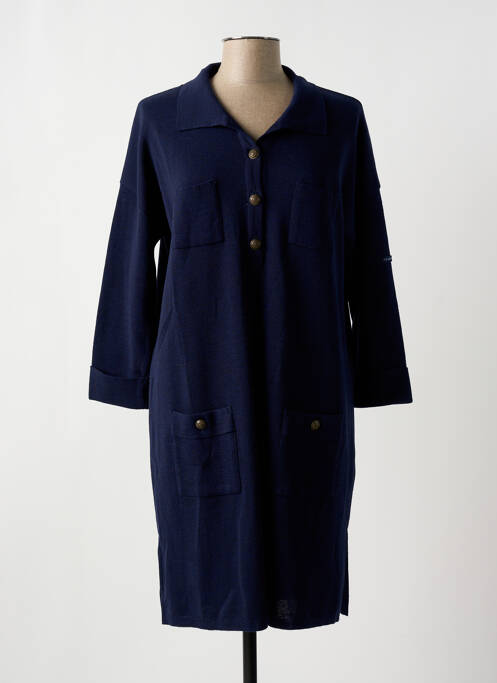 Rochie pulover albastru LE PETIT BAIGNEUR femeie