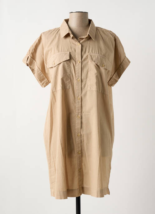 Rochie midi bej KANOPE femeie