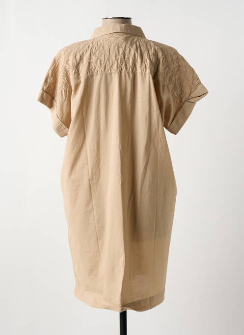 Rochie midi bej KANOPE femeie