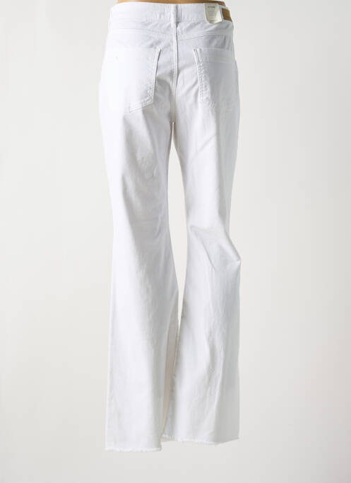 Blugi cu croială evazată alb KANOPE femeie