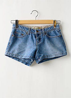 Șort țesătură denim talie joasă albastru TYTE femeie