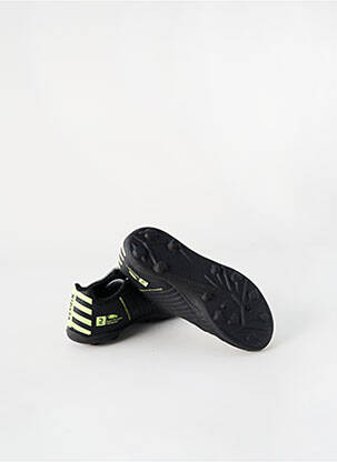 Adidași țesătură satinată vârf rotund negru KIPSTA băiat
