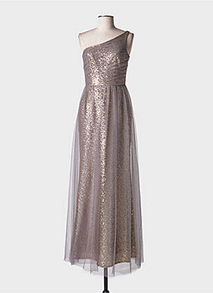 Rochie lungă maro MARIAGE femeie