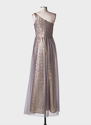 Rochie lungă fără mâneci fără mâneci maro MARIAGE femeie