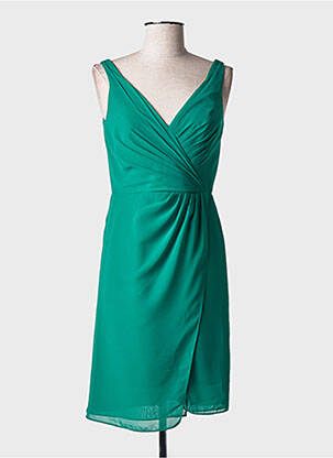 Rochie scurtă fără mâneci fără mâneci verde MARIAGE femeie