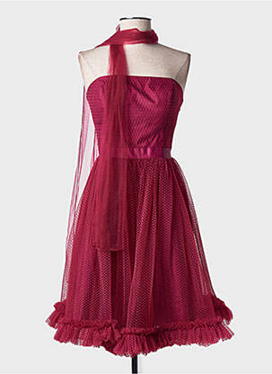 Rochie scurtă fără mâneci fără mâneci roșu FASHION NEW YORK femeie