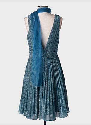 Rochie midi fără mâneci fără mâneci albastru FASHION NEW YORK femeie