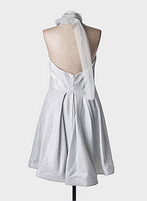 Rochie midi fără mâneci fără mâneci argintiu FASHION NEW YORK femeie