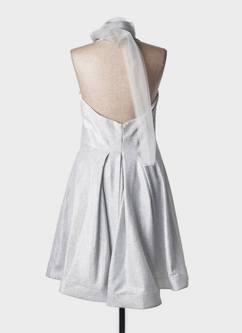 Rochie midi argintiu FASHION NEW YORK femeie