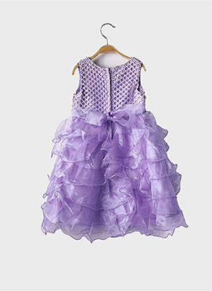 Rochie midi fără mâneci fără mâneci violet R FRAMBOISE fată