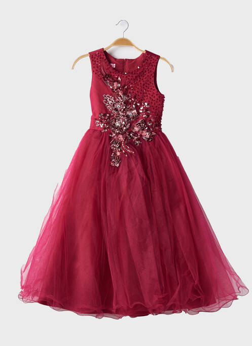 Rochie lungă roșu R FRAMBOISE fată