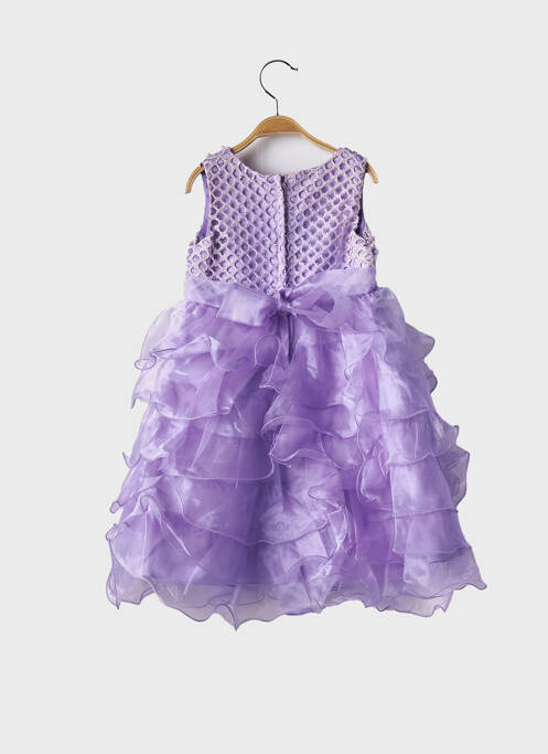 Rochie midi violet R FRAMBOISE fată