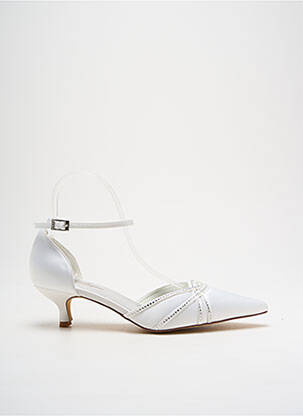 Pantofi cu toc alb CRINOLIGNE femeie