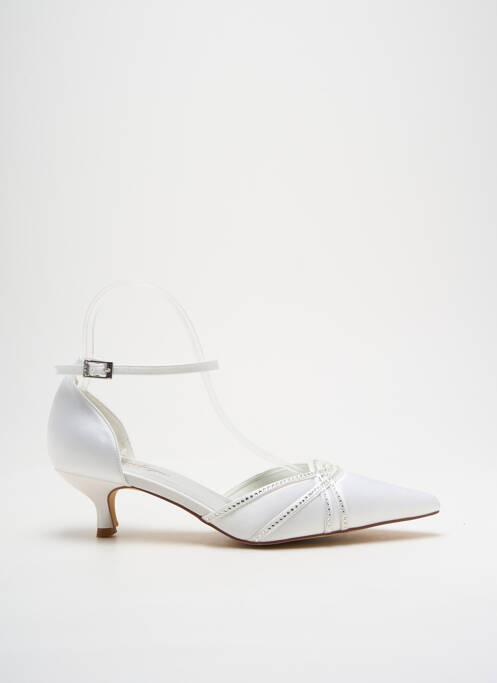 Pantofi cu toc alb CRINOLIGNE femeie