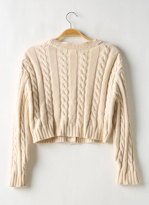 Vestă cu mâneci lungi bej MONKI femeie