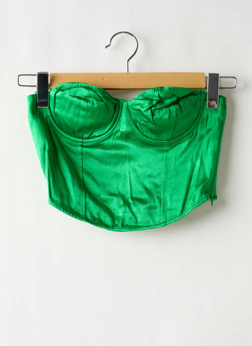 Top verde ZARA femeie