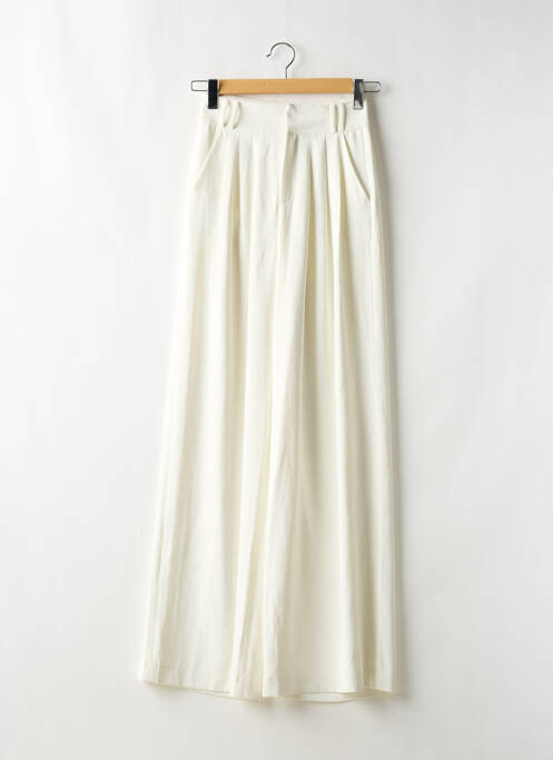 Pantalon larg alb JARDINVUE femeie