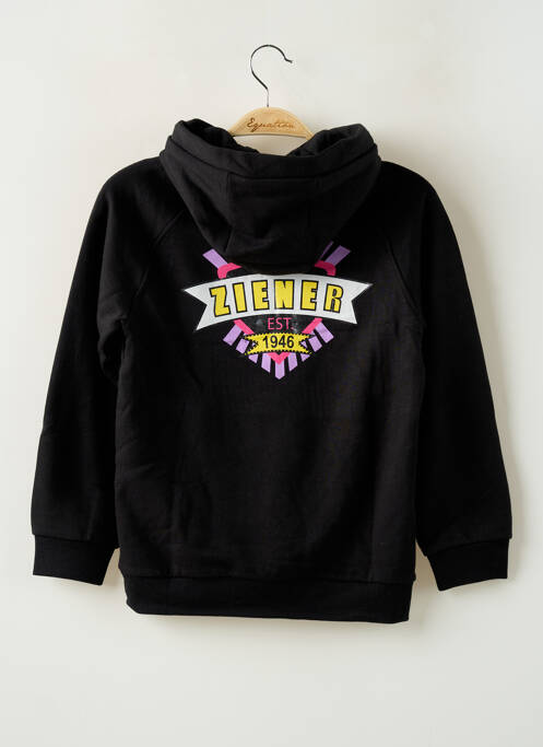 Hanorac cu glugă negru ZIENER fată