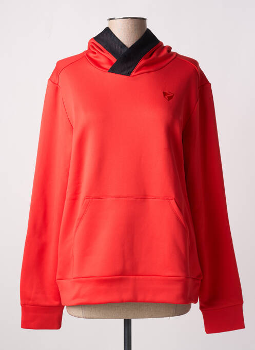 Hanorac cu glugă buzunare mâneci lungi roșu ZIENER femme