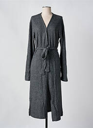 Vestă cu mâneci lungi croială cambrată gri SHEEGO femme