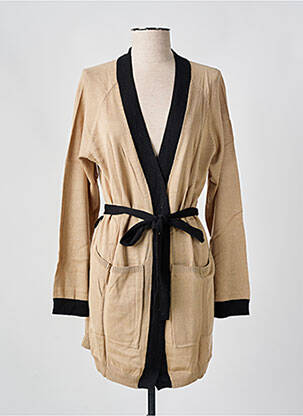 Vestă cu mâneci lungi bej SHEEGO femeie