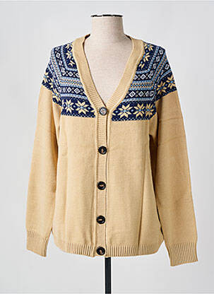 Vestă cu mâneci lungi bej SHEEGO femeie