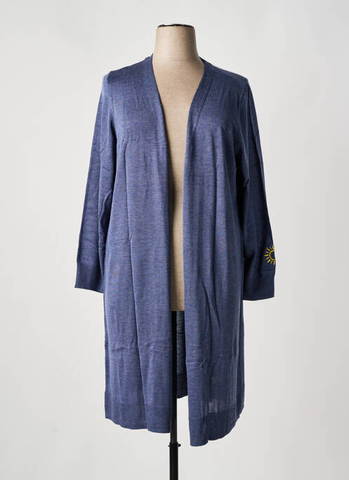 Vestă cu mâneci lungi albastru SHEEGO femeie