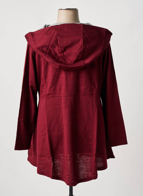 Vestă cu mâneci lungi roșu SHEEGO femeie