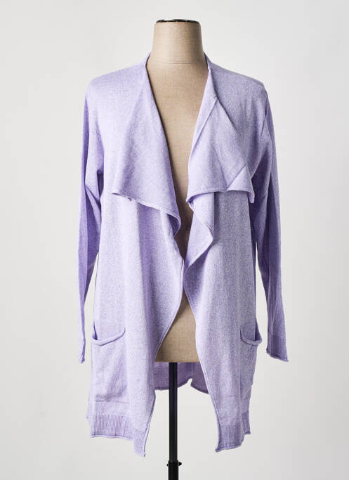 Vestă cu mâneci lungi violet SHEEGO femeie