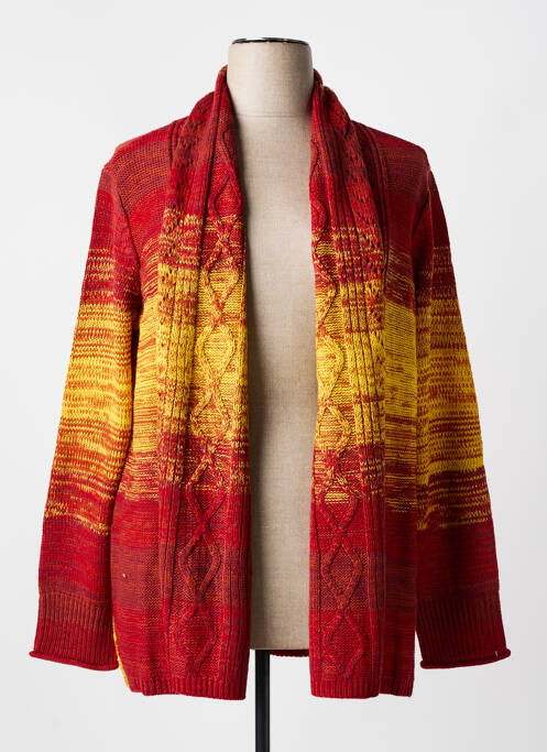 Vestă cu mâneci lungi roșu SHEEGO femeie