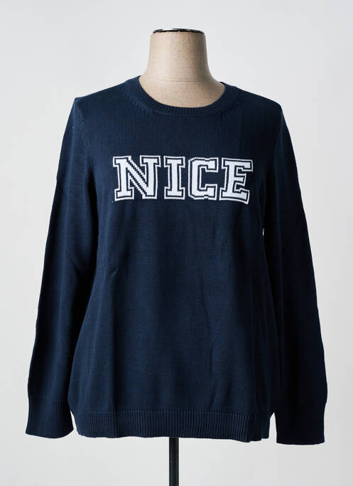 Pulover albastru închis SHEEGO femeie