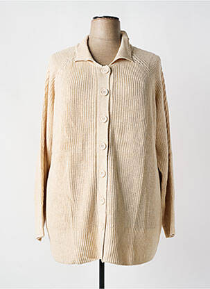 Vestă cu mâneci lungi bej SHEEGO femeie