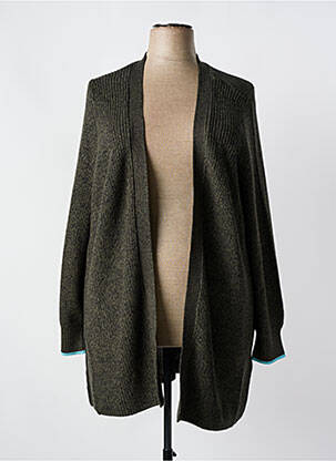 Vestă cu mâneci lungi verde SHEEGO femeie