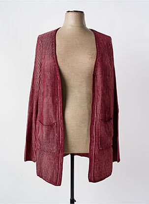 Vestă cu mâneci lungi roșu SHEEGO femeie