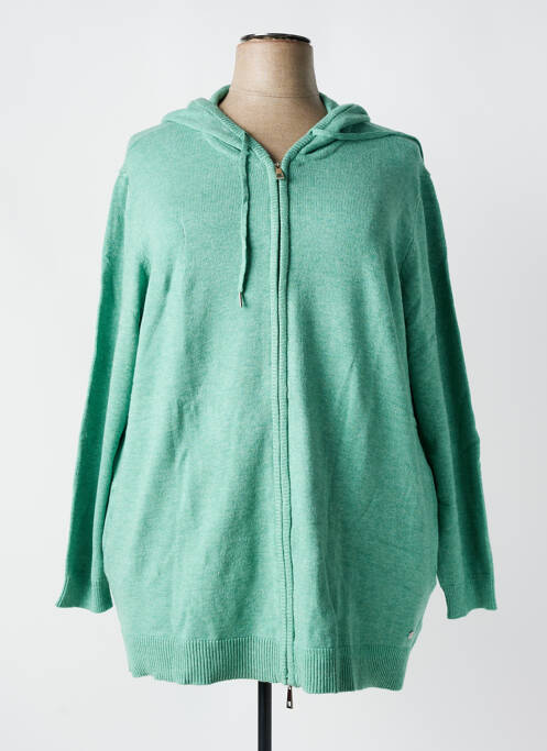 Vestă cu mâneci lungi verde SHEEGO femeie