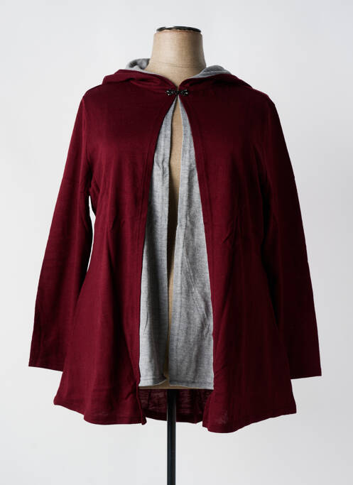 Vestă cu mâneci lungi roșu SHEEGO femeie