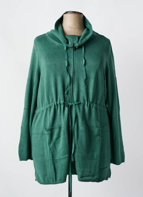 Vestă cu mâneci lungi verde SHEEGO femeie