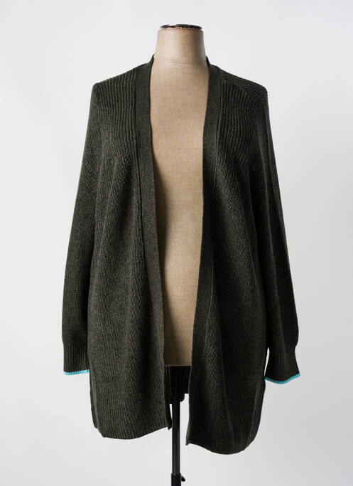 Vestă cu mâneci lungi verde SHEEGO femeie