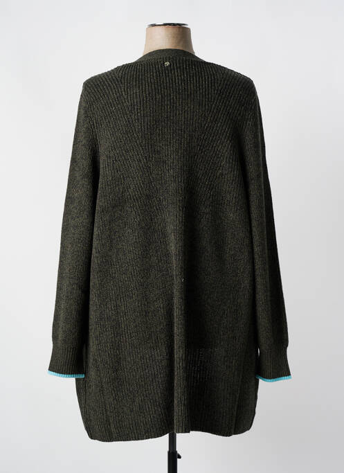 Vestă cu mâneci lungi verde SHEEGO femeie