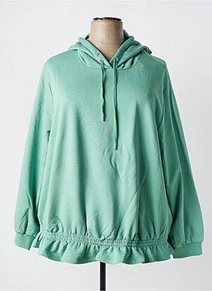 Hanorac cu glugă verde SHEEGO femeie