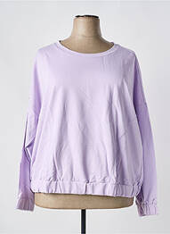 Hanorac țesătură jersey mâneci lungi violet SHEEGO femeie