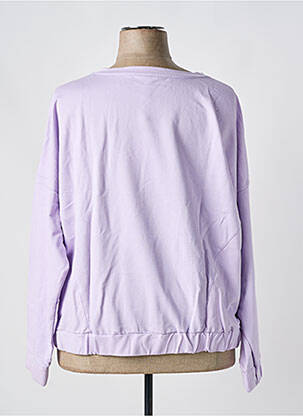 Hanorac țesătură jersey mâneci lungi violet SHEEGO femeie