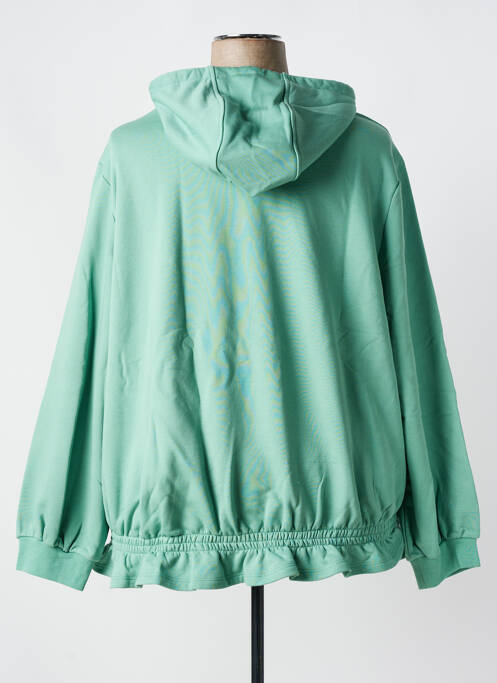 Hanorac cu glugă verde SHEEGO femeie