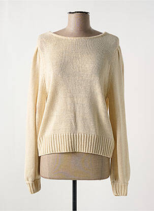 Pulover bej GRACE & MILA femeie