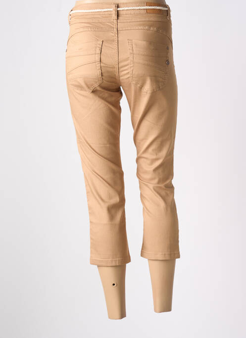 Pantalon trei sferturi bej CREAM femeie