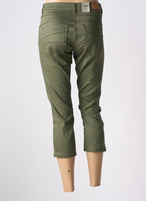 Pantalon trei sferturi verde CREAM femeie