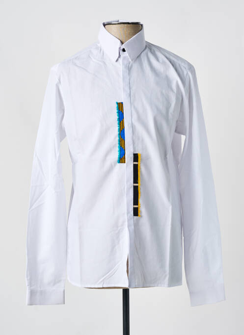 Cămașă cu mâneci lungi alb LAURENCE AIRLINE bărbat